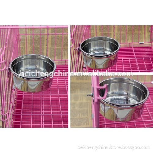 Hot selling wholesale no overthrow pet products stainless steel dog bowl Waterers/comederos